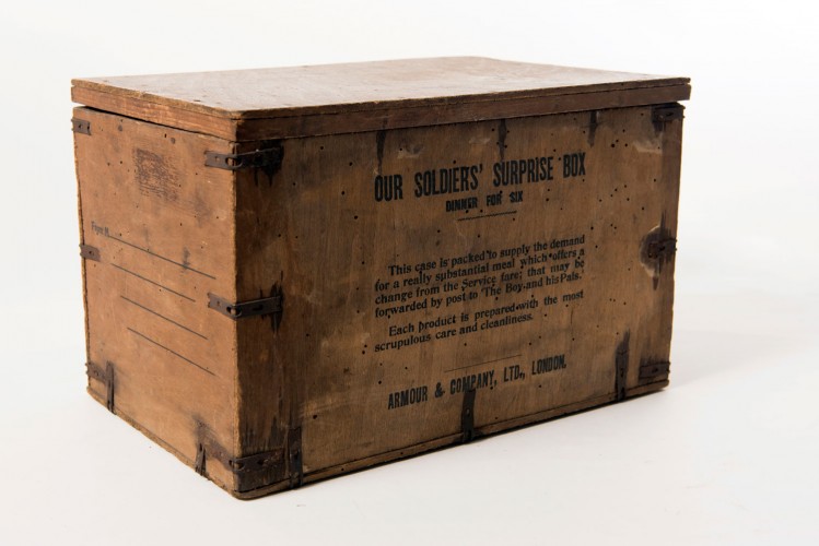 A 'Surprise' box for British soldiers.