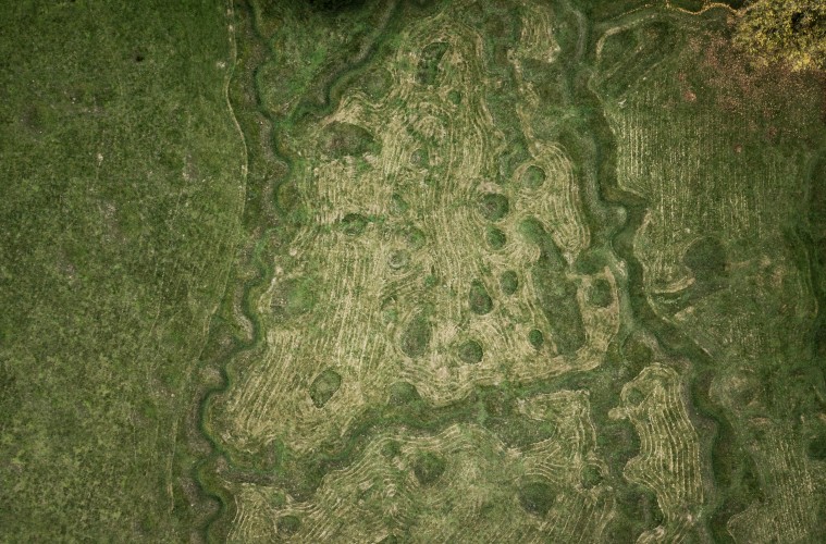 Aerial Pictures Reveal Landscape Still Scarred By WW1