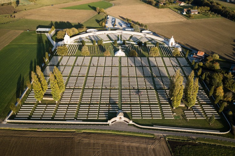 Aerial Pictures Reveal Landscape Still Scarred By WW1