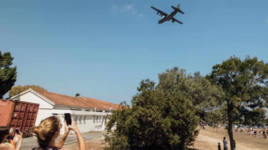 Hercules C-130J final sortie out of RAF Akrotiri