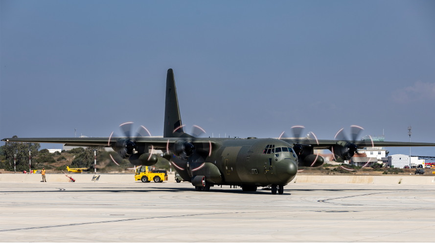 Hercules C-130J final sortie out of RAF Akrotiri