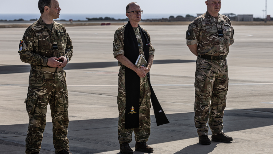 Hercules C-130J final sortie out of RAF Akrotiri