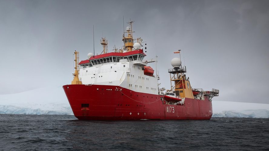 The Royal Navy's ice patrol ship HMS Protector has completed its latest work season (Picture: Royal Navy).