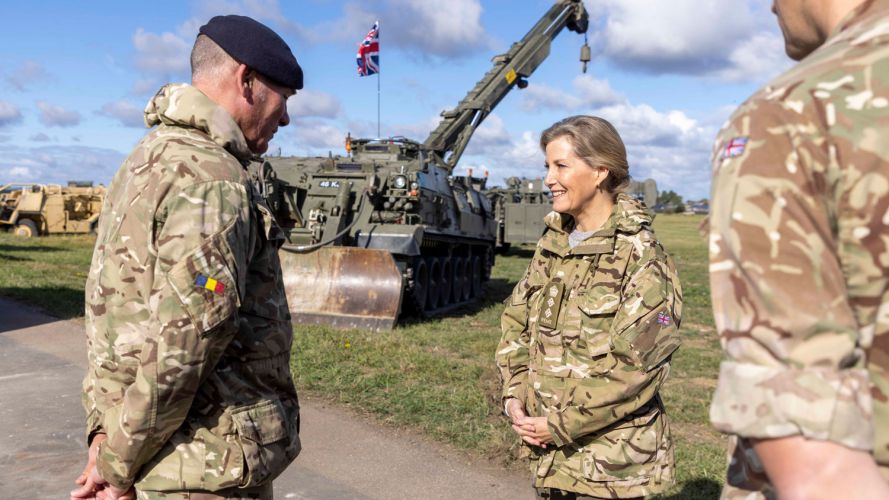 HRH The Countess Of Wessex visits MOD Lyneham as Colonel-in-Chief of the-Corps of REME 2 CREDIT Crown Copyright