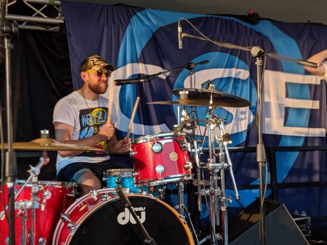 Rock The 90s on stage for CSE at RAF Marham