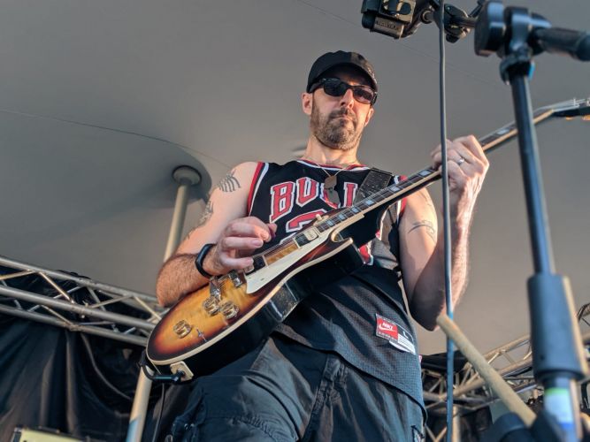 Rock The 90s on stage for CSE at RAF Marham