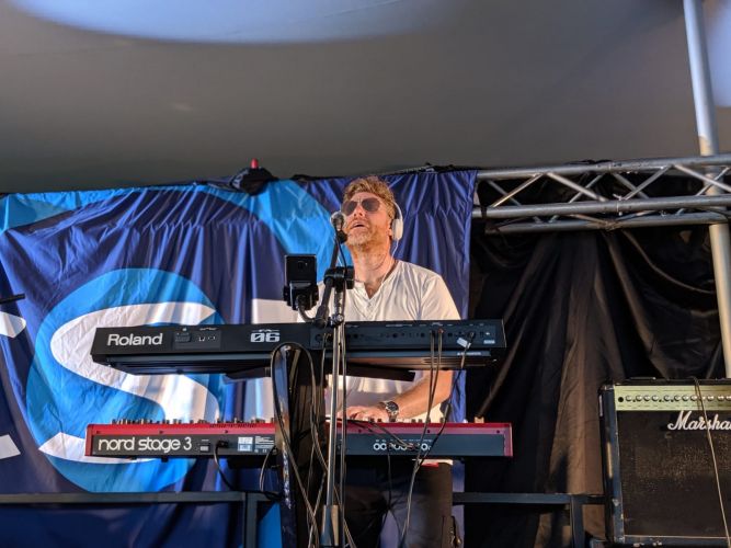 Rock The 90s on stage for CSE at RAF Marham