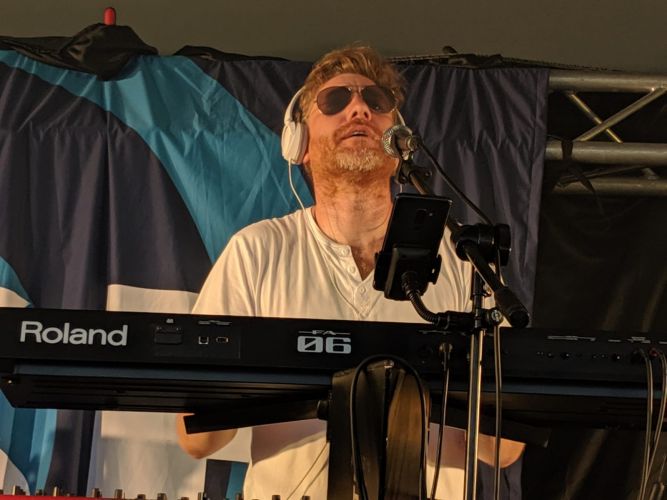 Rock The 90s on stage for CSE at RAF Marham