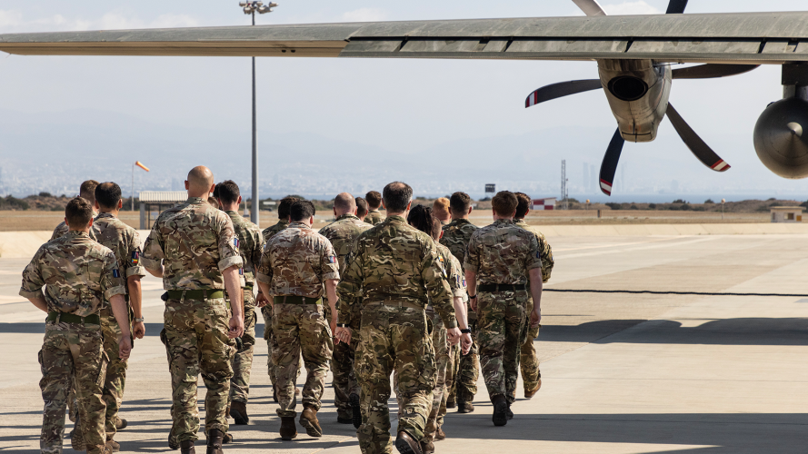 Hercules C-130J final sortie out of RAF Akrotiri