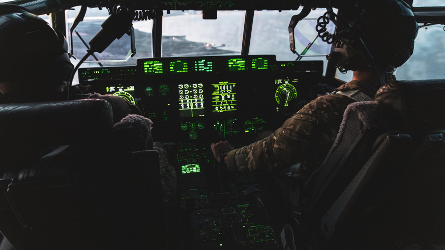 Hercules C-130J final sortie out of RAF Akrotiri