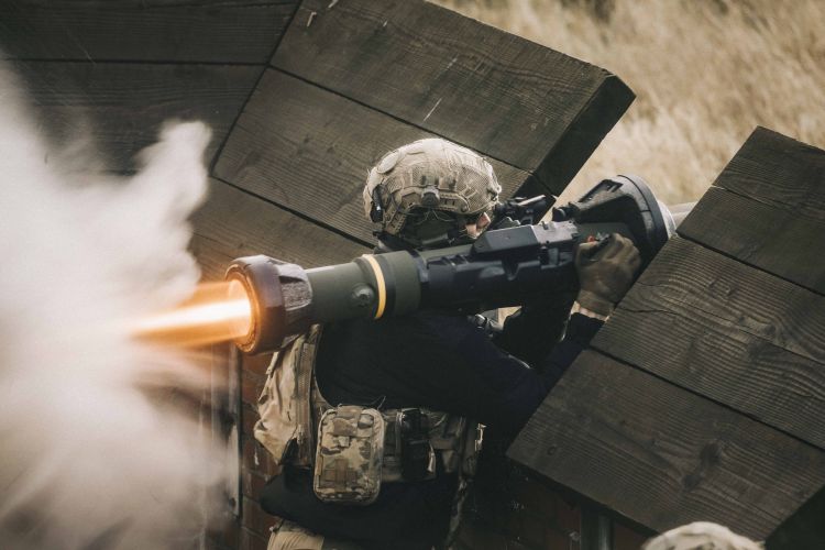 Pathfinder troops from the British Army conduct training for overt combat scenarios (Picture: Cpl Houghton, British Army).