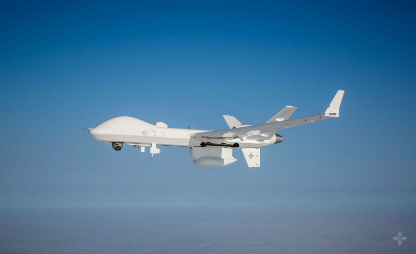 pre-production example of the UK’s new Protector aircraft has taken to the UK skies in preparations for the arrival of Protector to RAF Waddington 09092021 CREDIT MOD