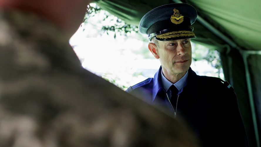 Prince Edward visited the training grounds of Operation Interflex (Picture: MOD Crown Copyright).