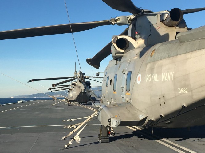 HMS Queen Elizabeth Arrives in Gibraltar