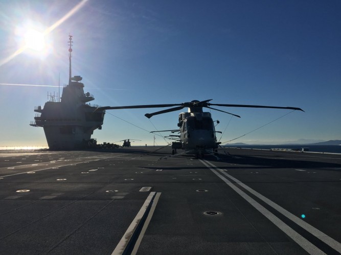 HMS Queen Elizabeth Arrives in Gibraltar