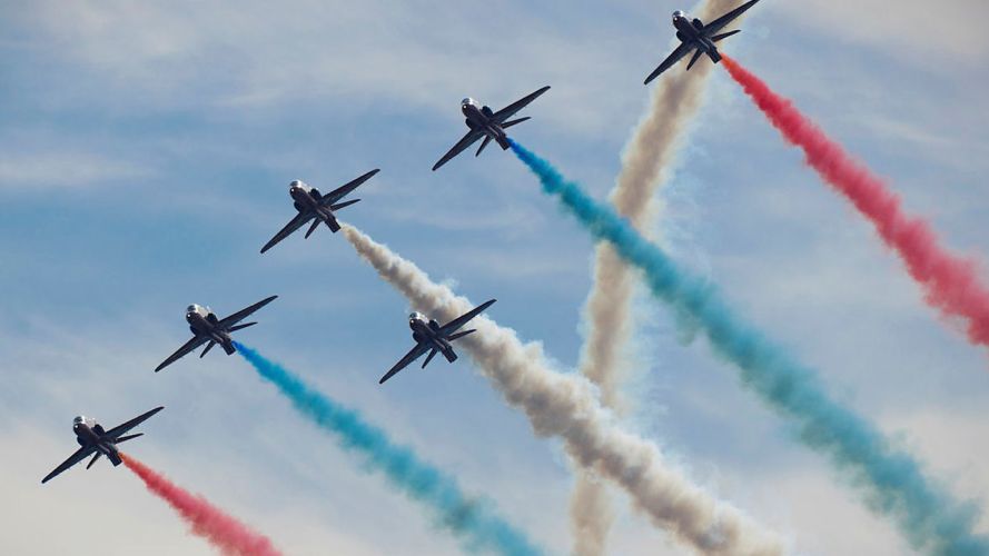 RAF red arrows were guaranteed weather in Croatia allows for the team to fly multiple sorties a day; honing their skills and maneuvers in preperation for the 2023 display season begins (Picture: MOD).