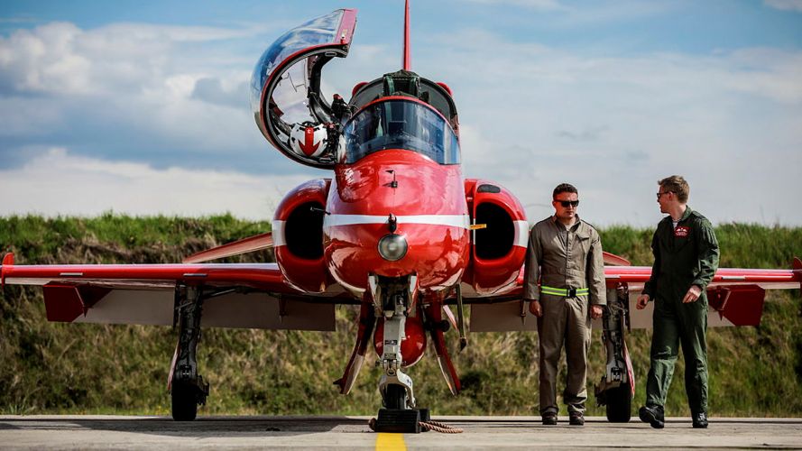 RAF Red Arrows are in Croatia on ExSPRINGHAWK 23 where they continue their pre-season training. The almost guaranteed weather in Croatia allows for the team to fly multiple sorties a day (Picture: MOD).