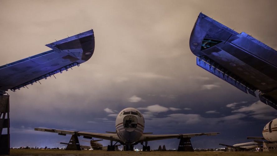 The weather conditions and altitude of the desert make preservation of the aircraft easier (Picture: US Department of Defense).