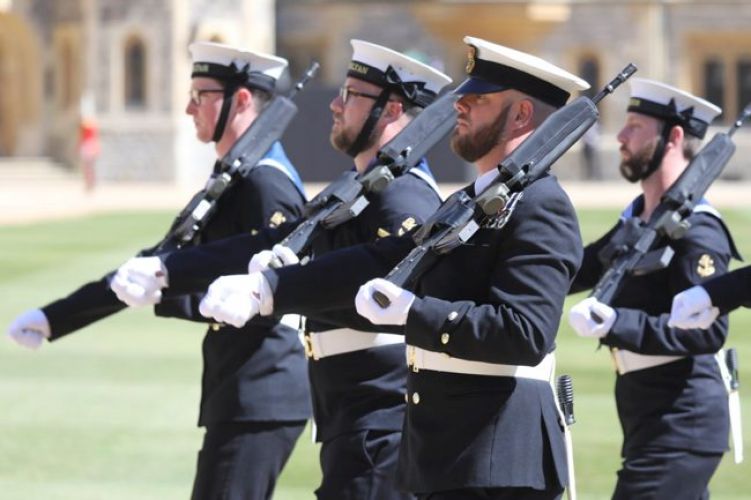 Armed Forces taking part in ceremonial activity at Prince Philip's funeral ceremony (Picture: MOD). Armed Forces taking part in ceremonial activity Prince Philip's funeral ceremony (Picture: MOD).