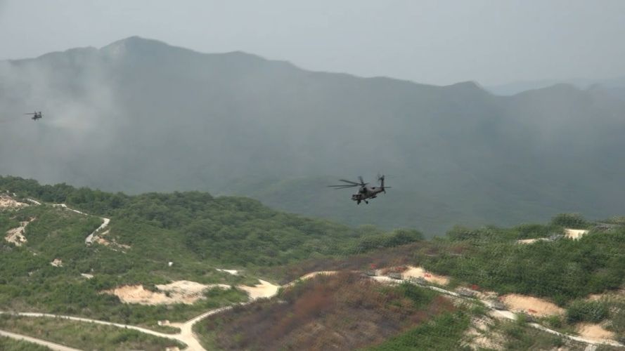 US and South Korean forces staged a live firing exercise to mark the 70th anniversary of the ROK-US Alliance and the 75th anniversary of the founding of South Korea's armed forces. CREDIT US DEPARTMENT OF DEFENSE