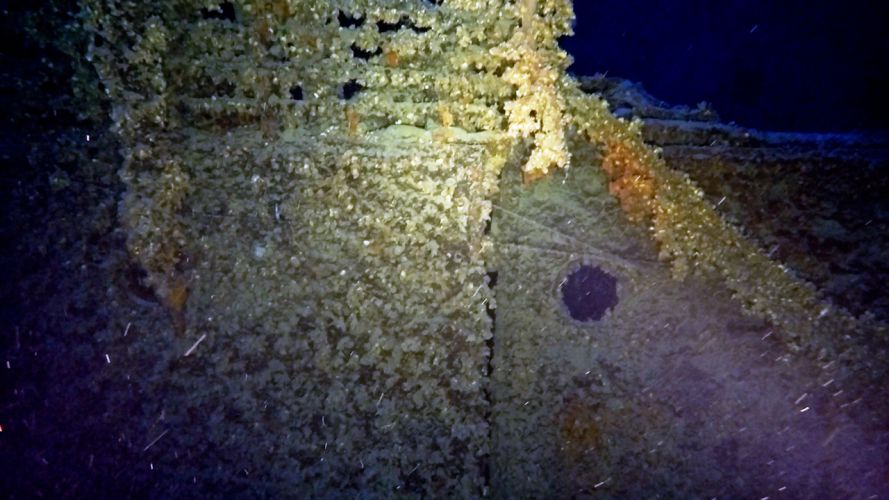 The British Ocean Liner Arcadian vessel was torpedoed by a German submarine and sunk in the First World War (Picture: Kostas Thoctarides)