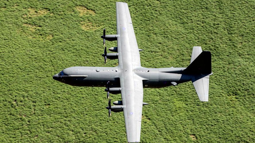 Three RAF Hercules C-130 aircraft have conducted a tour of the UK as a farewell ahead of their withdrawal from service at the end of June (Picture: MOD).