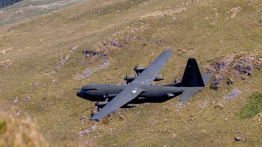Three RAF Hercules C-130 aircraft have conducted a tour of the UK as a farewell ahead of their withdrawal from service at the end of June (Picture: MOD).