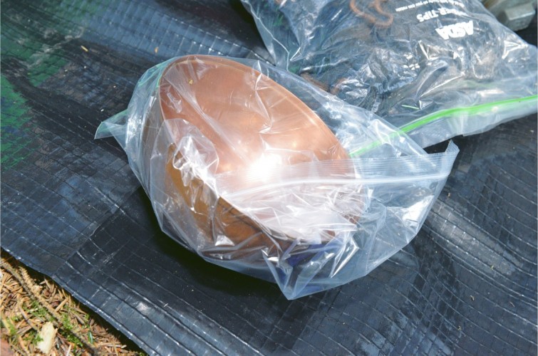 Copper bowl recovered by police