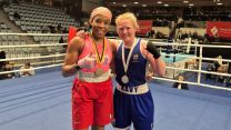 	01022026 Sophie Colbourn with Patricia Mbata celebrating medals at Golden Girl Box Cup Credit Royal Navy Boxing Association.jpg