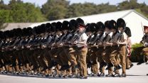 The King's Company, 1st Battalion Grenadier Guards will Troop their Colour in the presence of His Majesty The King on Saturday 13 June