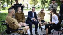 PM Andy Burnham in Kyiv  Picture: PA