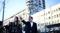 PM Andy Burnham in Kyiv  Picture: PA