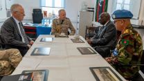ACM Sir Rich holds a meeting during his visit (Picture: UNFICYP)