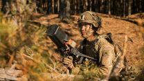 But the US troops didn't have it all their own way as some of the paras were equipped with Drone Guns, which break the link between the drone and its pilot