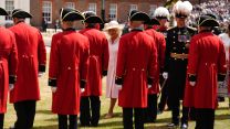 Queen Camilla attends Chelsea Pensioners Founder's Day