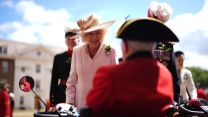 Queen Camilla attends Chelsea Pensioners Founder's Day
