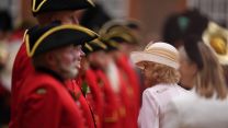 Queen Camilla attends Chelsea Pensioners Founder's Day