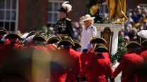 Queen Camilla attends Chelsea Pensioners Founder's Day