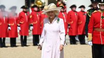 Queen Camilla attends Chelsea Pensioners Founder's Day