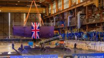 A specially commissioned coin will be presented to the captain and crew when the ship is ready to sail (Picture: Royal Navy)