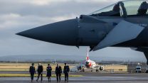 Prime Minister Sir Keir Starmer and Norwegian counterpart Jonas Gahr Støre visit RAF Lossiemouth, accompanied by Station Commander Group Captain Sarah Brewin CREDIT MOD04122025 Prime Minister Sir Keir Starmer and Norwegian counterpart Jonas Gahr Støre visit RAF Lossiemouth, accompanied by Station Commander Group Captain Sarah Brewin