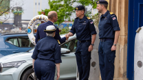 Submariners and personnel from across HM Naval Base Clyde met the Prince of Wales during his visit to Faslane 