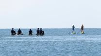Household Cavalry Horses Hayling Island cred MOD