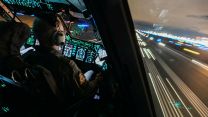 This image from Sergeant Matty, which was a successful entry in the RAF Photographic Competition 2026, shows an A400M landing at Helsinki airport in Finland