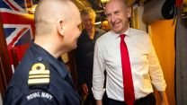 Posting on X, Healey said "An immense privilege, as always, to welcome home our Royal Navy submariners, and thank their families"