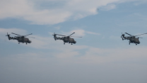 'Chaos' leads the helicopter formation 