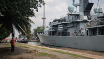 08102025 HMS Richmond arrives in Mumbai, India CREDIT ROYAL NAVY