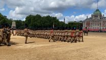 Guards march on at the Brigade Major’s Review 190522 CREDIT BFBS