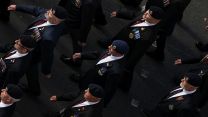 Veterans march past the Cenotaph (Picture: MOD)