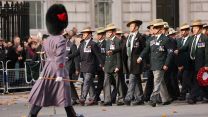 The Gurkha Brigade Association march in the RBL's parade (Picture: MOD)